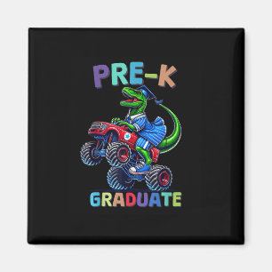 Pre-k Graduation Monster Truck Dinosaur Boys Kids  Magnet