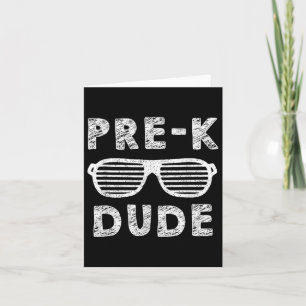 Pre-k Graduation Outfit Boys Dude Funny Back To Sc Card