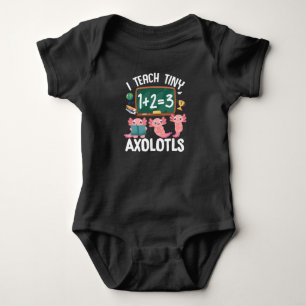 Pre- K Kindergarten I Teach Tiny Axolotls Kawaii Baby Bodysuit