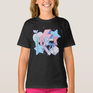 Pre-K Preschool Preppy Coquette Girls T-Shirt
