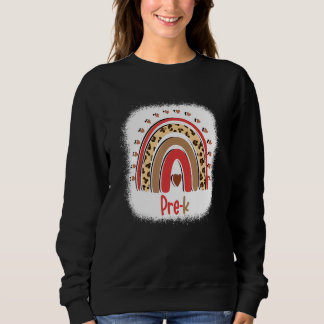 Pre K Rainbow Girls Boys Teacher Team Pre K Squad Sweatshirt