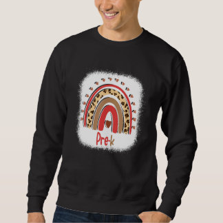 Pre K Rainbow Girls Boys Teacher Team Pre K Squad Sweatshirt