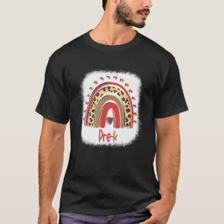 Pre K Rainbow Girls Boys Teacher Team Pre K Squad T-Shirt