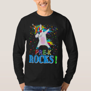 Pre-K Rocks Dabbing Unicorn for Pre-K Team T-Shirt