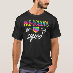 Pre-K Squad Teacher Student Kids Preschool Back To T-Shirt