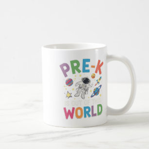Pre-k Student Teacher Astronaut Space Back To Scho Coffee Mug