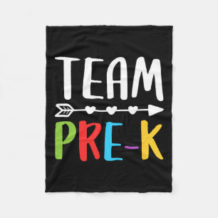 Pre-k Teacher Back To School Fleece Blanket