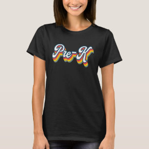 Pre K Teacher Retro Back To School T-Shirt