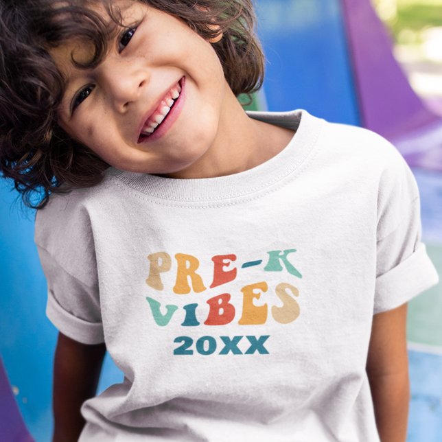 Pre-k vibes back to school retro  T-Shirt (Creator Uploaded)