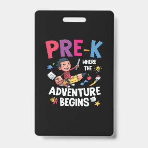 Pre Kindergarten Adventure Begins Badge