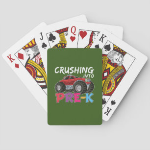 Pre Kindergarten Crushing Into Pre Kindergarten Playing Cards