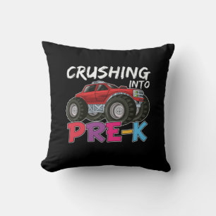 Pre Kindergarten Crushing Into Pre Kindergarten Throw Pillow