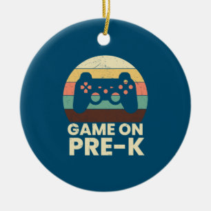 Pre Kindergarten Game On Pre Kindergarten Ceramic Ornament