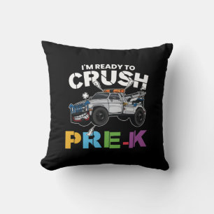 Pre Kindergarten Ready To Crush Pre Kindergarten Throw Pillow