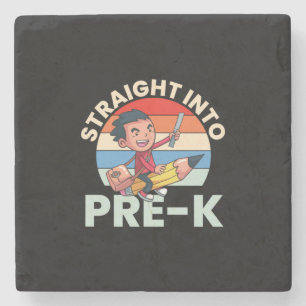Pre Kindergarten Straight Into Pre Kindergarten Stone Coaster