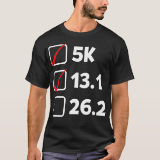 Pre Marathon Checklist Funny Running  T-Shirt