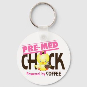 Pre-Med Chick 4 Keychain