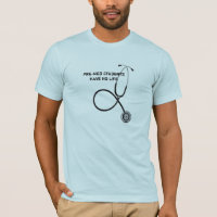 Pre-Med Student Stethoscope Men's T-Shirt
