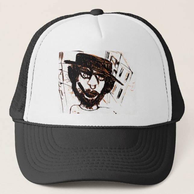PRE MISSION THOUGHT WHITE TRUCKER HAT (Front)