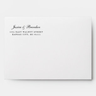 Pre-Printed Envelope with Corner Return Address