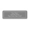 Pre-printed Grey Return Address Label Stickers