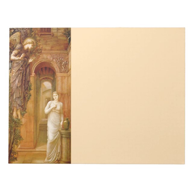 Pre-Raphaelite Angel 11X8.5 inch Notepad (Front)
