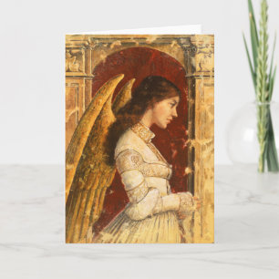 Pre-Raphaelite Angel Mural Greetings Card