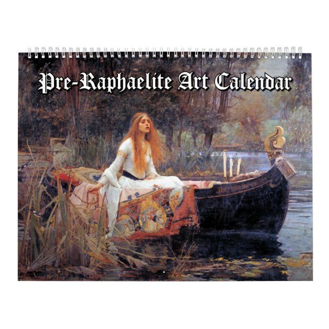 Pre-Raphaelite Art Calendar (Cover)
