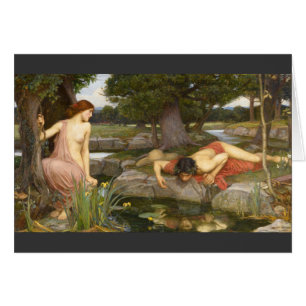 Pre-Raphaelite Painting Echo and Narcissus
