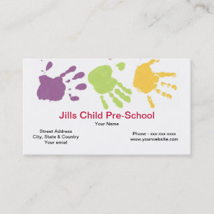 Pre School Business Card