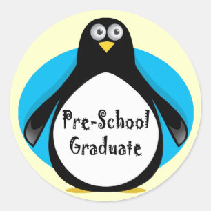 Pre-School Graduation Gifts Classic Round Sticker