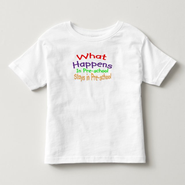 Pre school toddler t-shirt (Front)