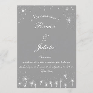 pre-wedding lion invitation