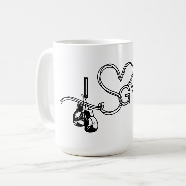 Pre-Workout Punch Boxing Mug (Front Left)