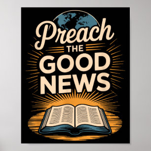 Preach The Good News Jw Jehovah’s Witnesses  Poster