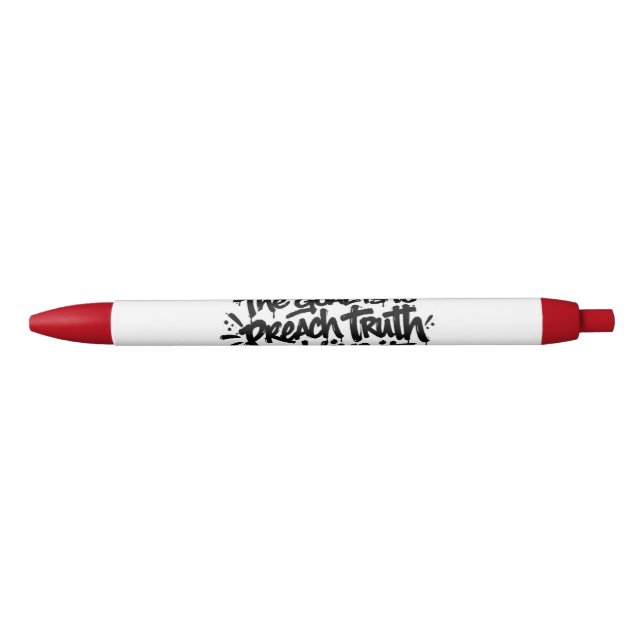 Preach Truth Black Ink Pen (Front)