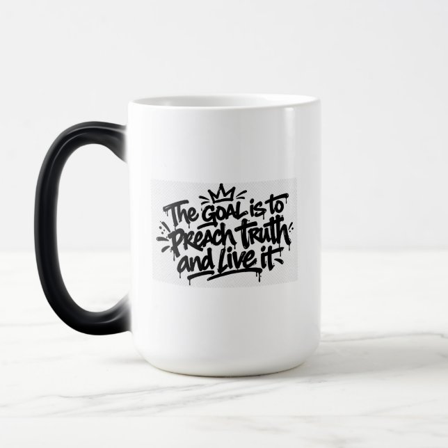 Preach Truth Magic Mug (Left)