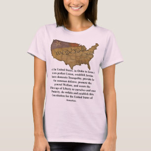 Preamble to the United States Constitution T-Shirt