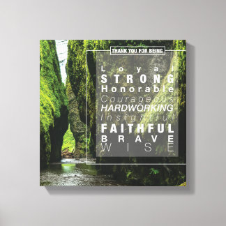 Precarious Adventure #3 (12x12) Canvas Print