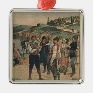 Precautions taken to prevent cholera metal ornament