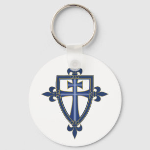 Preceptor cross keychain