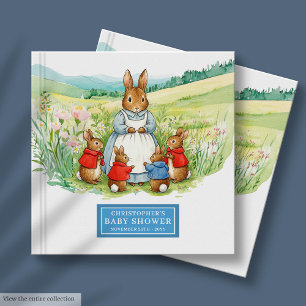 Precieux Peter Rabbit Baby shower Livre d'invité B