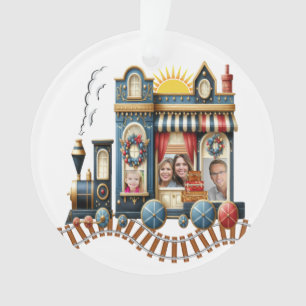 Precious All Occasion Photo Train Ornament