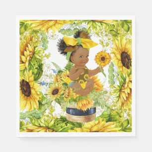 Precious Baby Sunflower Party Goods Napkin