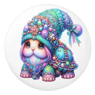 Precious Bling Baby Turtles - More on the Way - Ceramic Knob