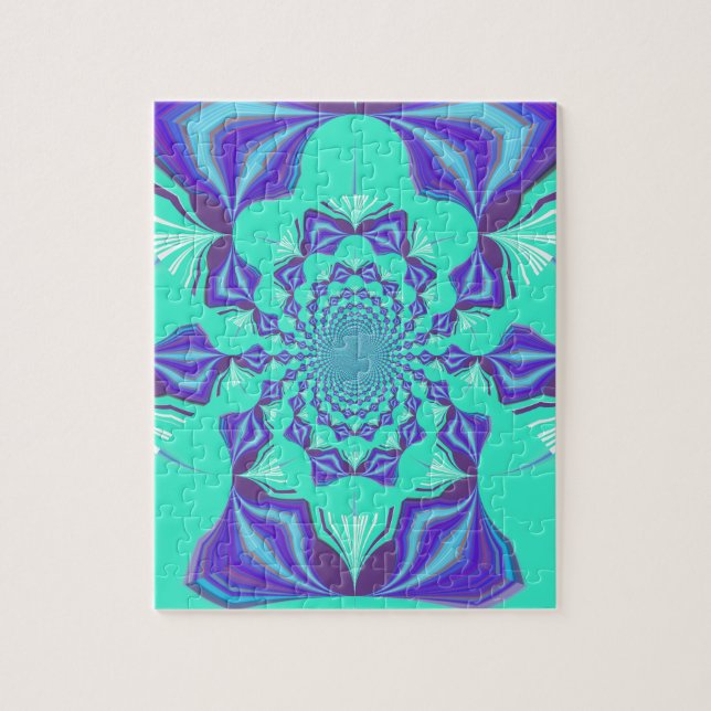 Precious blue jigsaw puzzle (Vertical)