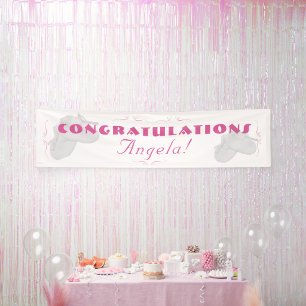Precious Bundle Girl Baby Shower Banner
