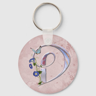Precious Butterfly Initial D Keychain