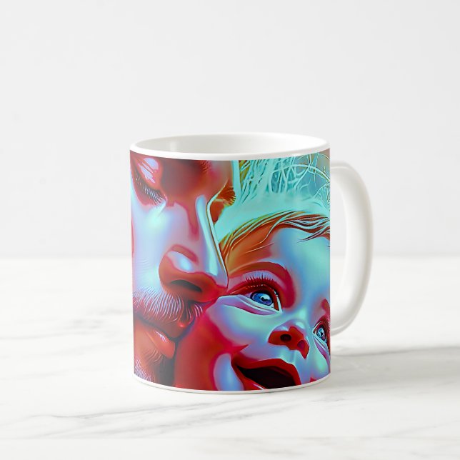 Precious Father Baby Bond Coffee Mug (Front Right)