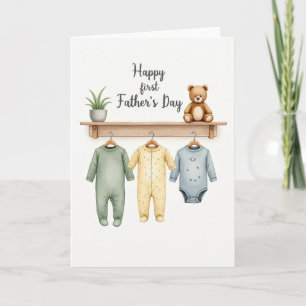 Precious Fathers Day Scene Card